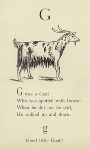 La letra G de Edward Lear